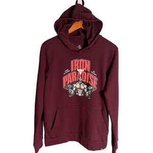 Under Armour Project Rock Rival Fleece‎ Iron Paradise Hooded Sweatshirt Youth XL